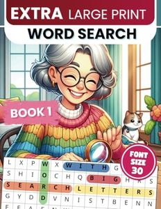 Extra Large Print Word Search: Jumbo Word Search For Seniors & Adults | 50 Themed Puzzles With Very BIG Letters (30 Font Size) | Anti-Eye Strain Word Find To Have Fun And Relax