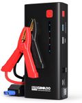 GOOLOO Jump Starter 3000A Peak Car Jumper Starter 12V SuperSafe Lithium Jump Box, Battery Booster Pack, Portable Car Battery Charger, and Jumper Cables for Up to 8.5L Gas or 6.0L Diesel Engine