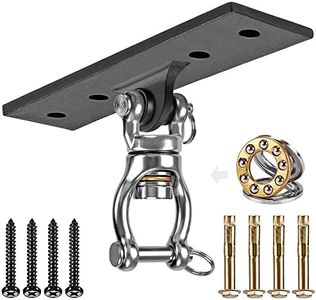 Dolibest Heavy Duty Swing Hanger, Swing Set Accessorie for Indoor Outdoor Playground, Porch Swing Hanging Kit for Wooden and Concrete Set with 4 Wood Screws and 4 Expansion Bolts, 900LB .