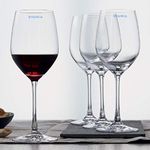 SYANKA Italian Premium Wine Glasses Set of 8, 360ml, Transparent, Ideal for White or Red Wine, Lead Free Wine Glasses