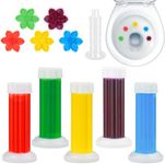 Kychex Automatic Toilet Bowl Cleaning Gel, Floral Design Stamp, Fresh Fragrance Deodoriser, 2-Pack, Multicolour (2)