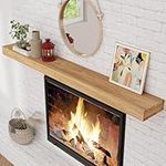 Axeman Fireplace Mantel | 72" W Elm