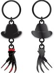 Nightmare On Elm Street Freddy's Hat and Knife Glove Metal Keychain