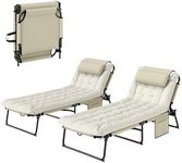 Outsunny 2 Pieces Folding Lounge Ch