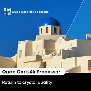 Hisense 55" 4K QLED Smart TV – Ultra HD HDR Display