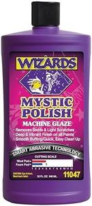Wizards Mystic Polish Machine Glaze - Cutting Compound and Polish with Smart Abrasive Technology - Professional Car Scratch Remover - Water-Based Polishing Compound for Car Detailing Kit - 32 oz