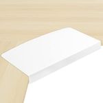 VIVO 17 inch Corner Desk Connector Sleeve Platform for Mounting Under-Desk Keyboard Trays on L-Shaped Workstations, for Home and Office, White, DESK-AC07SW