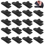 Tarp Clamps Heavy Duty Lock Grip, 20 Pcs Tarp Clips Tent Clip Car Awning Pool Tarp Car Awning Tent Clamping Clip for Tarps Car Awnings Outdoor Camping Caravan Canopies Swimming Pool Cover