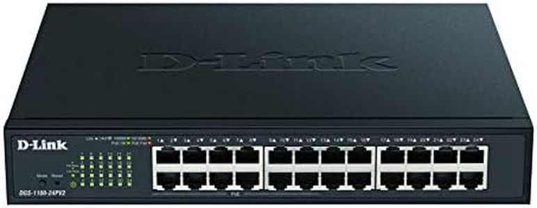 D-Link DGS-1100-24PV2/E, Switch Smart 24 Puertos Gigabit, PoE, Power Over Ethernet, Gestión Web, Layer 2, VLAN, IGMP Snooping, VoIP VLAN, QoS, Seguridad Red - Cable de alimentación de la UE
