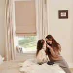 Decleaf Blackout Roman Shades Cordless, Hidden Cord Design for Child & Pet Safety, 430GSM Thermal Insulated Chenille Fabric, Room Darkening Shades for Windows