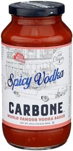 Carbone Spicy Vodka Pasta Sauce | World Famous Signature Recipe | Slow-Cooked with 100% Italian Tomatoes | Vegetarian, Gluten Free, Low Carb, Keto Pasta Sauce, 24 Fl Oz