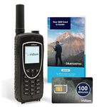 BlueCosmo Iridium Extreme Satellite Phone & 100 Minute 30 Day Global Prepaid SIM Card - Voice, SMS Text Messaging, GPS Tracking, Emergency SOS - Online Activation - 24/7