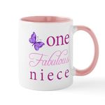 CafePress One Fabulous Niece Mug 11 oz (325 ml) Ceramic Coffee Mug