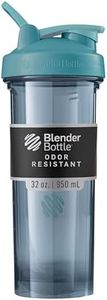 BlenderBottle Shaker Bottle Pro Series Perfect for Protein Shakes and Pre Workout, 32-Ounce, Cerulean Blue