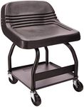 USA Made - Professional HD Mechanic's Seat (HRS) - by Whiteside Manufacturing , seat design may vary .