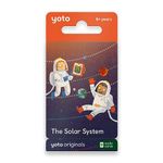 Yoto The Solar System – 9 Kids Audiobook Cards for Use with Yoto Player & Mini All-in-1 Audio Player, Educational Screen-Free Listening with Fun Stories for Learning & Interactive Quizzes, Ages 6+