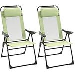 Outsunny Folding Patio Chairs Set o