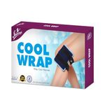 Flamingo CoolPack Wrap – Cold Therapy for Pain Relief, Injury Recovery – Flexible, Adjustable, Non-Toxic – for Knee, Shoulder, Neck – Washable Cover Included