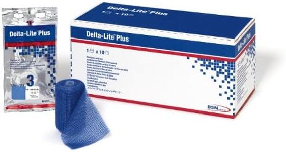 BSN Medical 7345822 Delta-Lite Plus Fiberglass Cast Tape, 4" x 4 yd. Size, Dark Blue (Pack of 10)