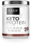 K-GEN™ Keto Collagen Protein Powder Natural Multi Collagen Chocolate Blend, Coconut MCT Vitamin C+B6 | UK Made Advanced Ketosis for Keto & Paleo | Low Carb Free-from: Sugar, Whey & Gluten