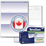 VersaCheck Canada Security Business Check Refills: Form #1000 Business Voucher - Blue - Graduated - 250 Sheets