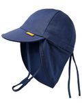 FURTALK Baby Sun Hat UPF 50+ UV Ray Sun Protection Cotton Toddler Hats for Boys Girls Navy