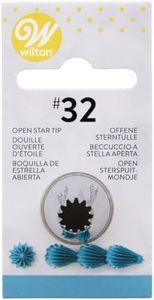 Wilton Blister Cornetto Stella Aperta N. 32 Blister Cornetto Stella Aperta N. 32, Acciaio, Argento,