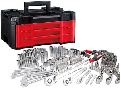 Craftsman 262-Piece Mechanic Tool Set, Master Socket Set with 3-Drawer VERSASTACK Tool Box, SAE/Metric Set (CMMT45309)