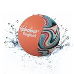 Waboba Original Water Bouncing Ball - Water-Proof Beach Toys, Pool Games for Kids & Adults, Outdoor Fun - Model (5.6cm) Orange Swirls