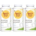 Burt's Bees Baby Dusting Powder, Talc Free and Hypoallergenic for Safe and Gentle Comfort, 100% Natural Origin, Pediatrician Tested, 200 g (Pack of 3)