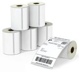 BETCKEY - 6 Rolls S0904980 Self-Adhesive Labels Compatible with DYMO, 104mm x 159mm, 1320 Extra Large Shipping Labels Using for DYMO LabelWriter 4XL