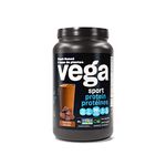 Vega Sport Protein Vegan Protein Powder, Chocolate (19 Servings) BCAAs, Amino Acid, Keto Friendly, Tart Cherry, Gluten Free, Non GMO Pea Protein for Women and Men 837g (Packaging May Vary)