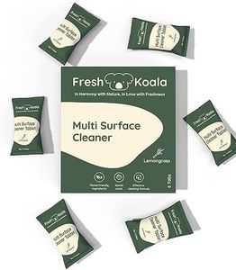 Fresh Koala Multi-Purpose Cleaning Tablet (6 Pack) – Eco-Friendly Kitchen, Floor & Surface Cleaning - Your Ultimate Household Cleaner Solution – Compostable & Recyclable Packaging (Lemongrass)