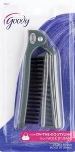 Goody Folding Brush/comb - Colors May Vary 3pack Deal.