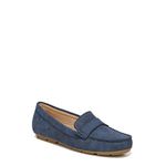 Naturalizer Women Seven Slip On Moccasin Loafer, Blue, 10