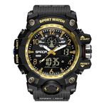 findtime Mens Sports Watch Tactical Military Watches for Men Waterproof Watch Mens Digital Watches Rugged Watch with LED Backlight Alarm Stopwatch for Teenager Boys