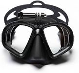 Dive Mask with Camera Mount for Spearfishing, Scuba, Freediving, Snorkeling