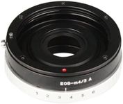 Bower ABAM43EOS Body Mount with Aperture Control from Micro Four Thirds to Canon EOS