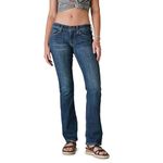 Lucky Brand Women's Mid Rise Sweet Bootcut Jean, Agate, 30W x 30L