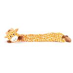 Outward Hound Longidudes Giraffe Plush & Squeaky Dog Tug Toy