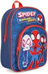 Spidey And His Amazing Friends Kids Backpack Spiderman Rucksack Boys Girls School Bag, Red, One Size