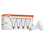 Sylvania ECO LED BR30 Light Bulb, 65W = 10W, Dimmable, Frosted Finish, 650 Lumens, 2700K, Soft White - 4 Pack (40870)