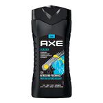 AXE Alaska 3 In 1 Body, Face & Hair Wash for Men, Long-Lasting Refreshing Ocean Air & Bergamot Fragrance Natural Origin Ingredients,Removes Odor & Bacteria, No Parabens, Dermatologically Tested, 250ml