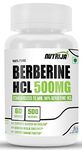 NutriJa Berberine HCL 500MG Capsules - 98% Highly Purified and Bioavailable Supplement - 82:1 Concentrated Formula - 60 Capsules (60 Capsules)