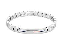 Tommy Hilfiger Men's Jewelry Link Bracelet, Color: silver (Model: 2790313)