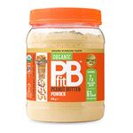 PBfit Organic Peanut Butter Powder - 87% Less Fat, High Protein, Gluten Free, Natural and Organic Nut Butter Spread - Powdered Peanut Butter from Real Roasted Pressed Peanuts - 850g