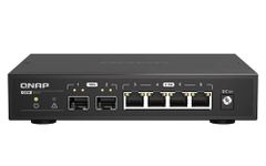 QNAP QSW-2104-2S-A-US 6-Port 10GbE & 2.5GbE Plug & Play unmanaged Network Switch