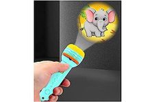 O&R® 3 Slids, 24 Patterns Projector Flashlight Torch, Kids Projection Light Toy Education Learning Night Light Before Going to Bed Best Gift for Kids 7 Years boy or Girl Learning and Playing