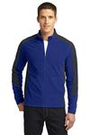 Port Authority Mens Colorblock Microfleece Jacket (F230) -Patriot Bl -L