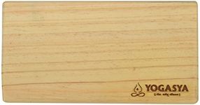 Yogasya - Yoga Bricks/Blocks - Yoga Props - Wooden - Provides Support & Height for Yoga Postures